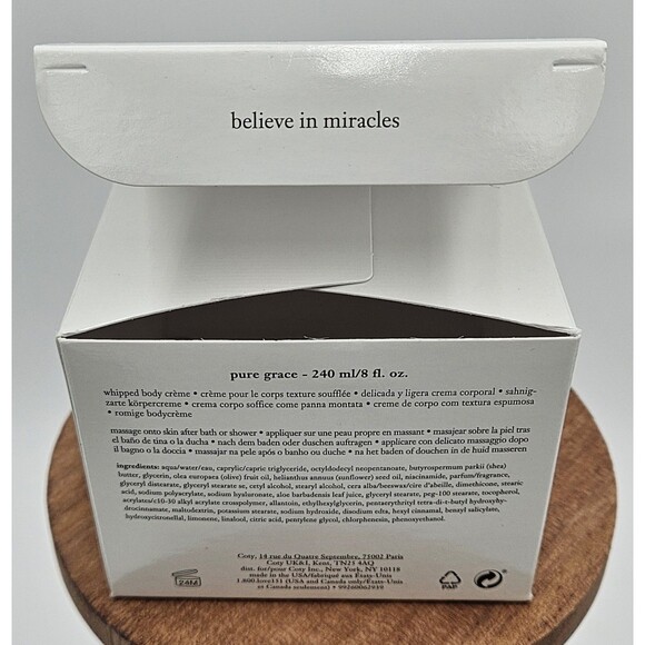 Philosophy Pure Grace Whipped Body Cream Creme 8oz New - Picture 5 of 6